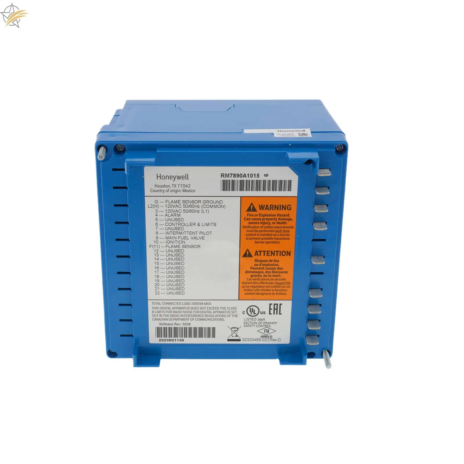 Nuovo controller di combustione originale RM7890A1015 PLC programmabile disponibile