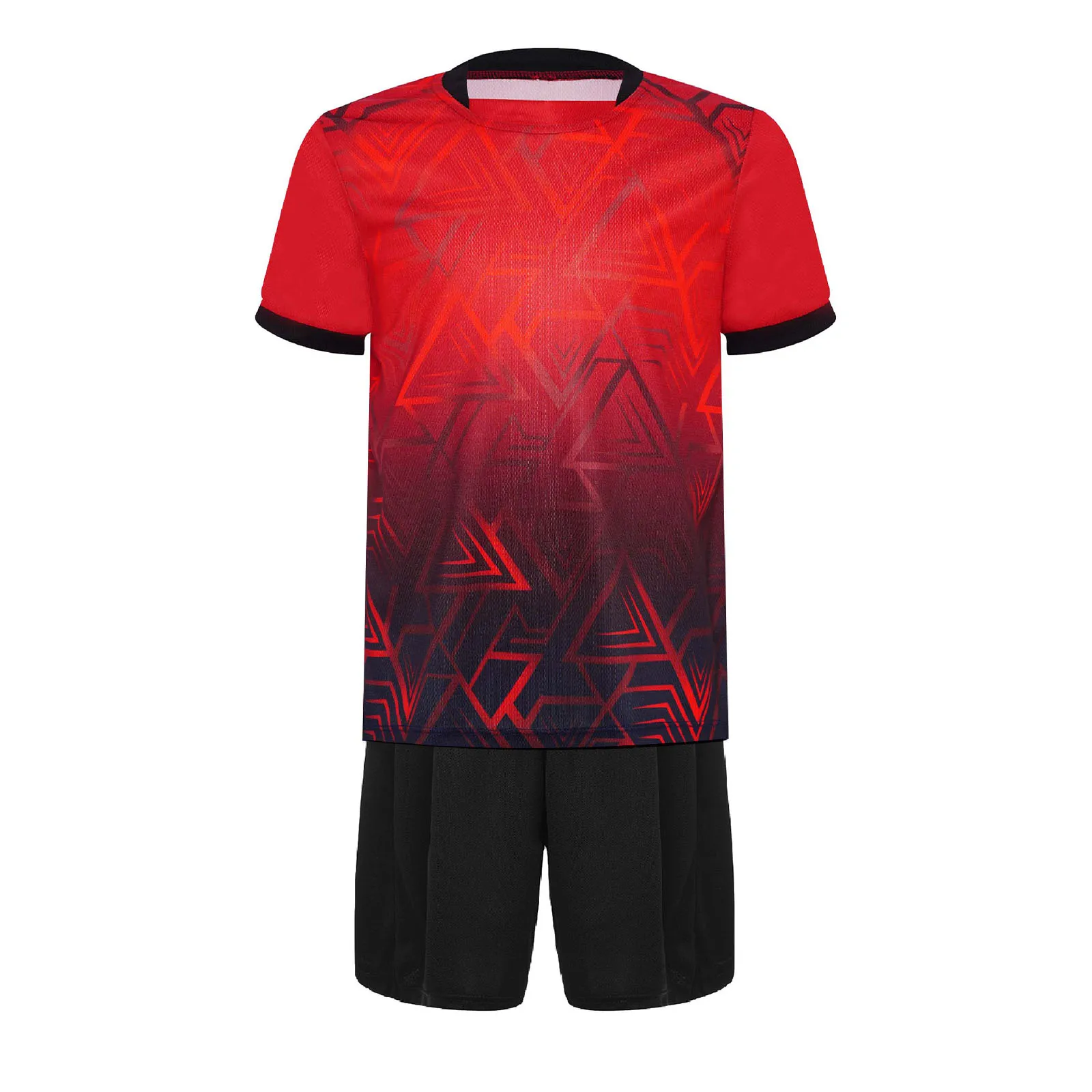 2025 New Kids Boys Soccer Clothes Suit Children Jerseys Set Short Sleeve Football Uniform Two Piece Fashion Tracksuit Sportswear