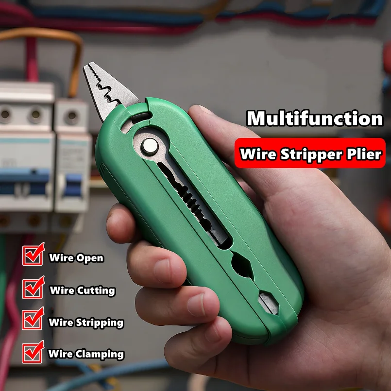 

Electrician Pliers Wire Stripper, Cutter & Separator – Durable Sharp Tool for DIY Cable Repair, Easy to Use Wire Stripper Pliers