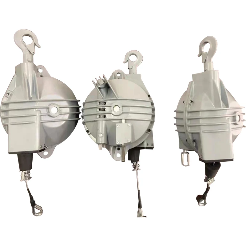 2M 15 kg to 160 kg Low Noise No Spark Nylon Cone Pulley Mechanical Suspending Tools Manually Locked and Unlocked Spring Balancer