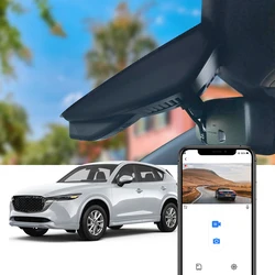 Fitcamx 4K Dash Cam for Mazda CX-5 CX-3 CX-8 (2017-2025) & Mazda 6 (2018-2025), Wireless WiFi OEM Car DVR Camera, Night Vision