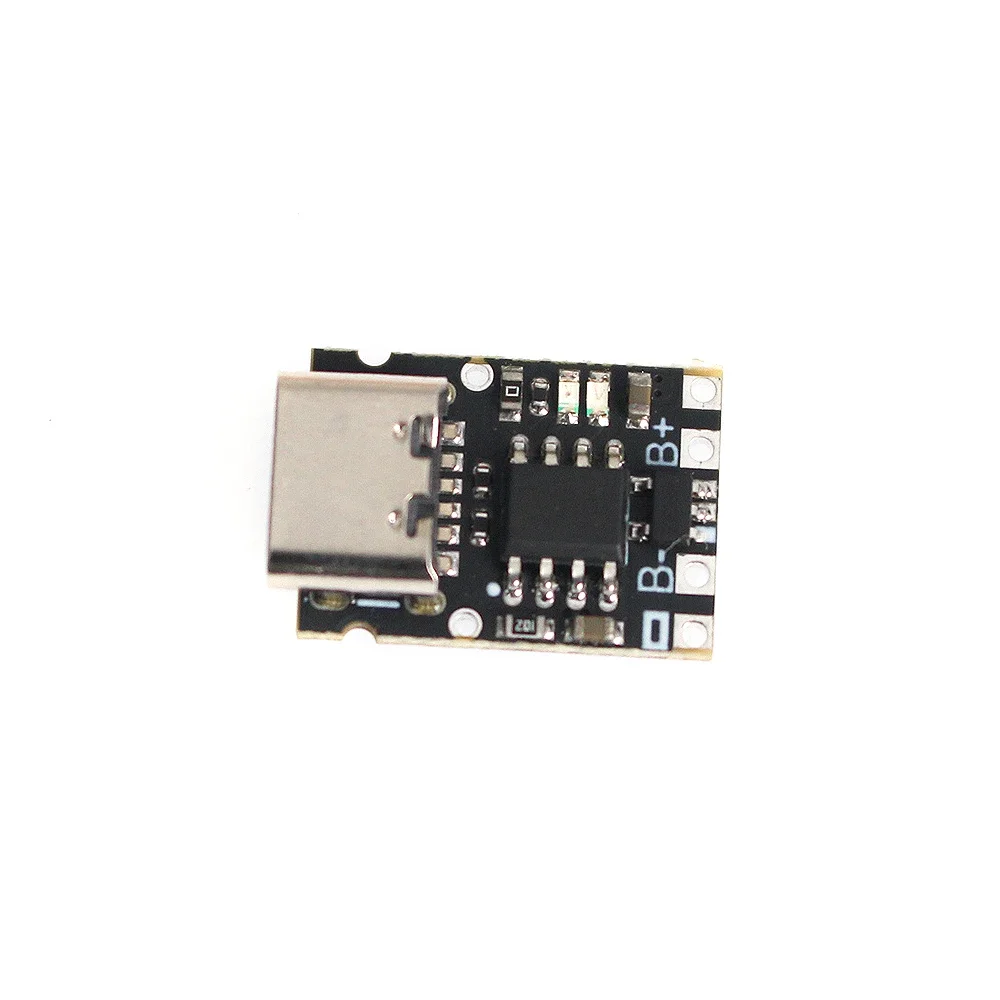 1pc Type-C 1A Lithium Battery Charging Protection Board Module 4.2V 4.35V 5V USB Polymer Battery With Temperature Protection