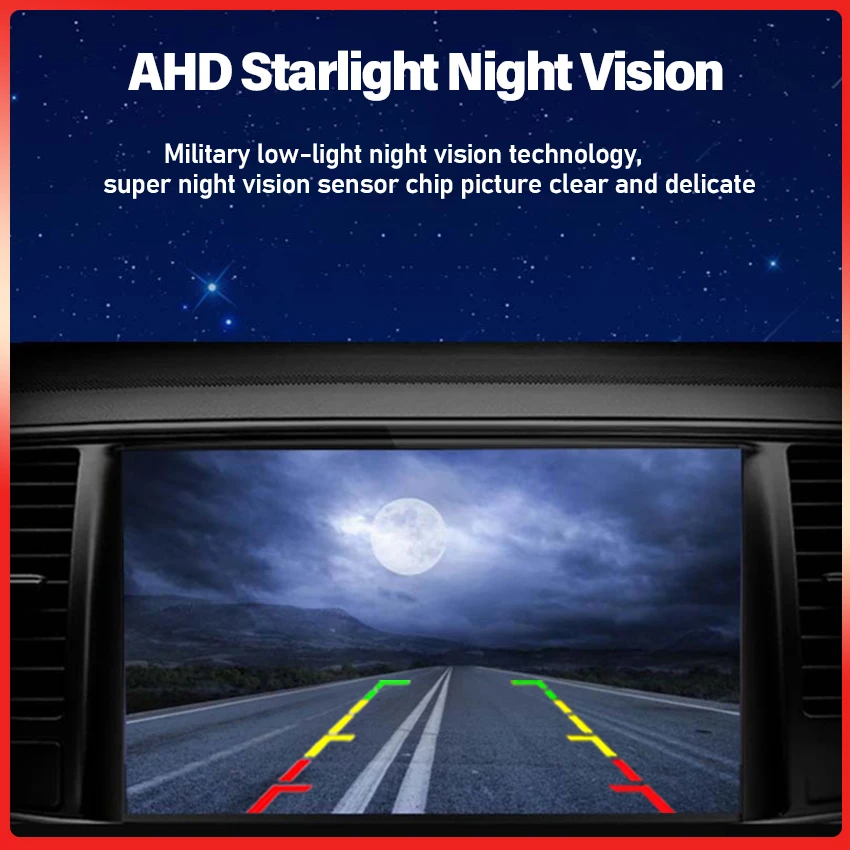 170 °   كاميرا الرؤية الخلفية للسيارة الذهبية AHD 1080P لسيارة Mercedes Benz GLK 300 200 CDI X204 GLA إعادة تصفيف تجميل السيارة للرؤية الليلية #1