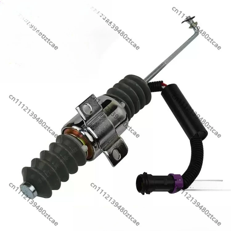 Diesel Engine Fuel Cut Solenoid Valve Flameout Electromagnetic Switch For Wheel Loader Engineering Machinery Replacement Parts