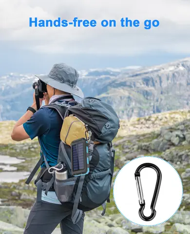 Vattentät solcellsladdare för utomhusbruk 38800mAh med dubbla USB-portar, solcellsladdare för mobiltelefoner, solcellsladdare för camping 8 best sales powerbank för mobiltelefon - №8