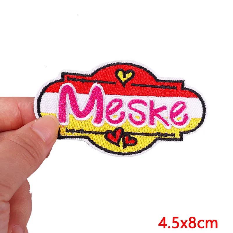 Niederlande Oeteldonk Emblem bestickte Patches für Kleidung Karneval Emblem Eisen auf Patches auf Kleidung Zubehör Applikation DIY – Detail 16