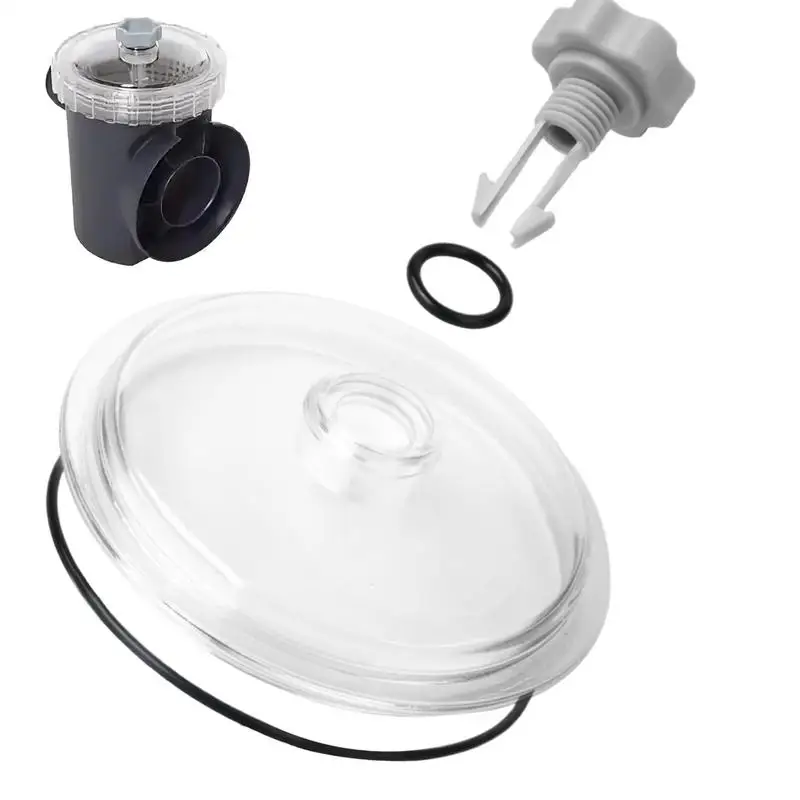 

Pool Sand Filter Replacement Parts Filtration Leaf Catcher Trap Cover Pool And Spa Accessories With Ring And Valve For Debris