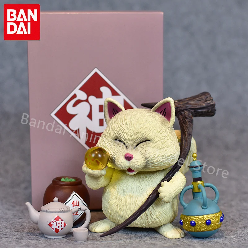 

Anime Dragon Ball Karin-sama Figures SENZU BEAN Cat Action Figures Statue PVC Model Collection Doll Toys Kid Birthday Gifts