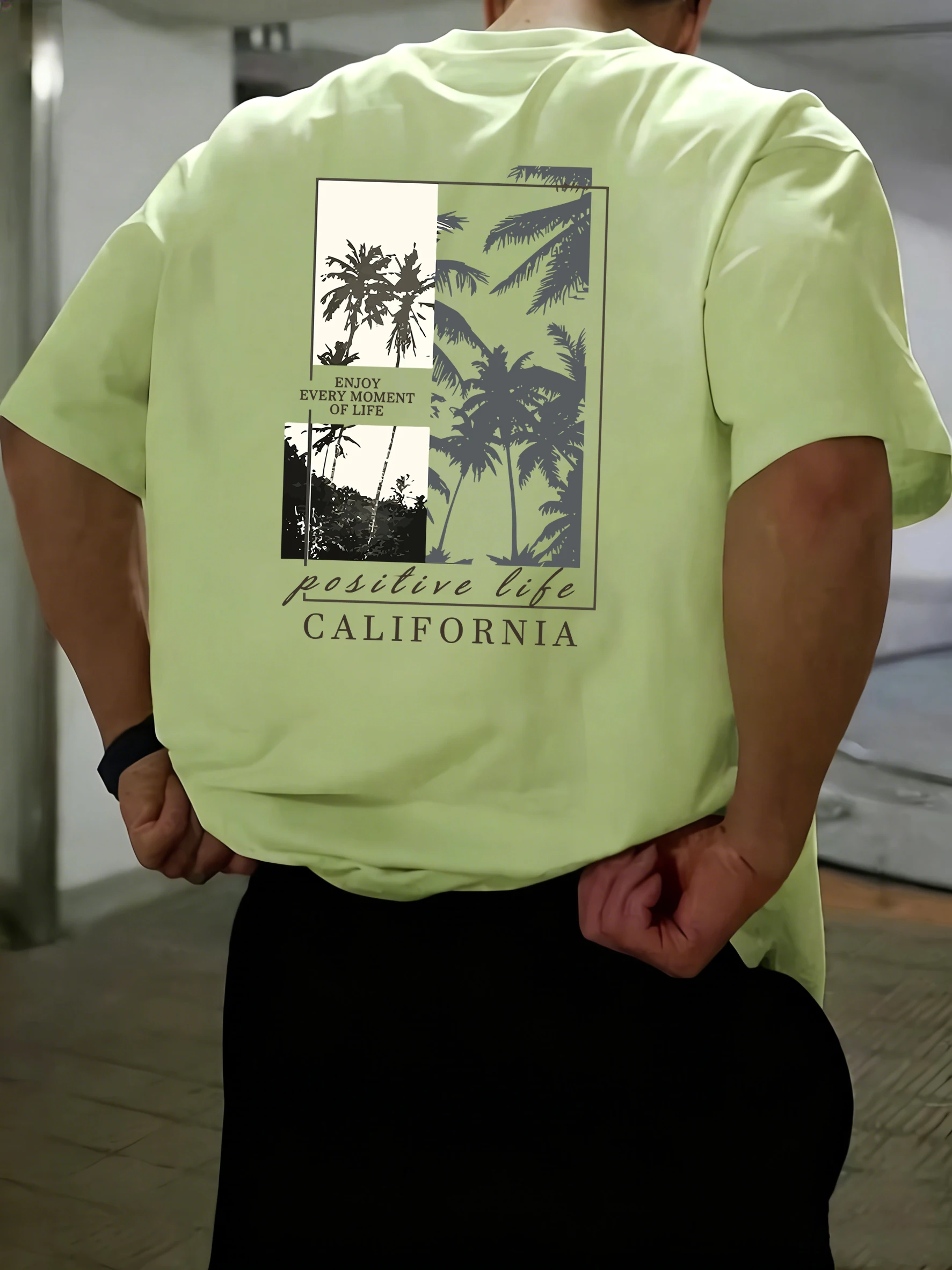 Street Fashion California - California Positive Life Prints Clothing Mens