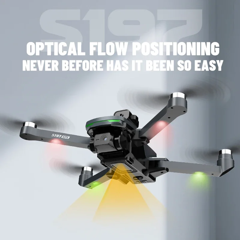 

S197 MAXHigh Definition Aerial Four Axis Remote-Controlled Photography Drone Automatic Return Aircraft Professional Aircraft Toy