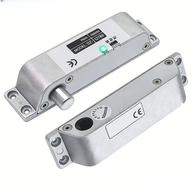 

Smart Electric Mortise Locks with Drop Bolt DC12V Electronic Lock Adjustable Time Delay Fail Safe Mode for Access Control