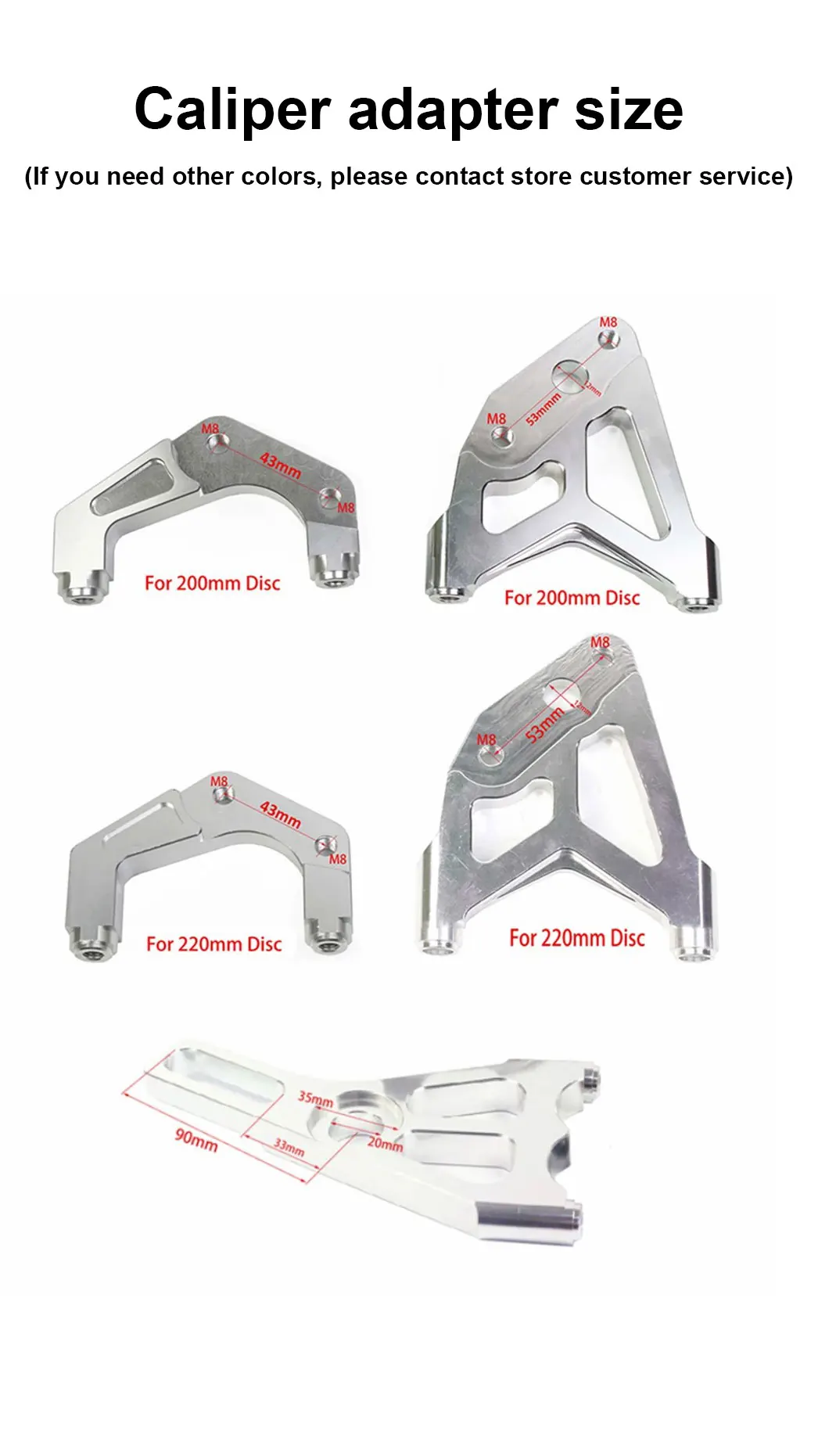 العالمي CNC دراجة نارية الكهربائية موتو مكبح قرصي RPM الفرامل الفرجار أربعة مكبس لياماها ايروكس MBK نيترو RSZ JOG RR BWS زوما