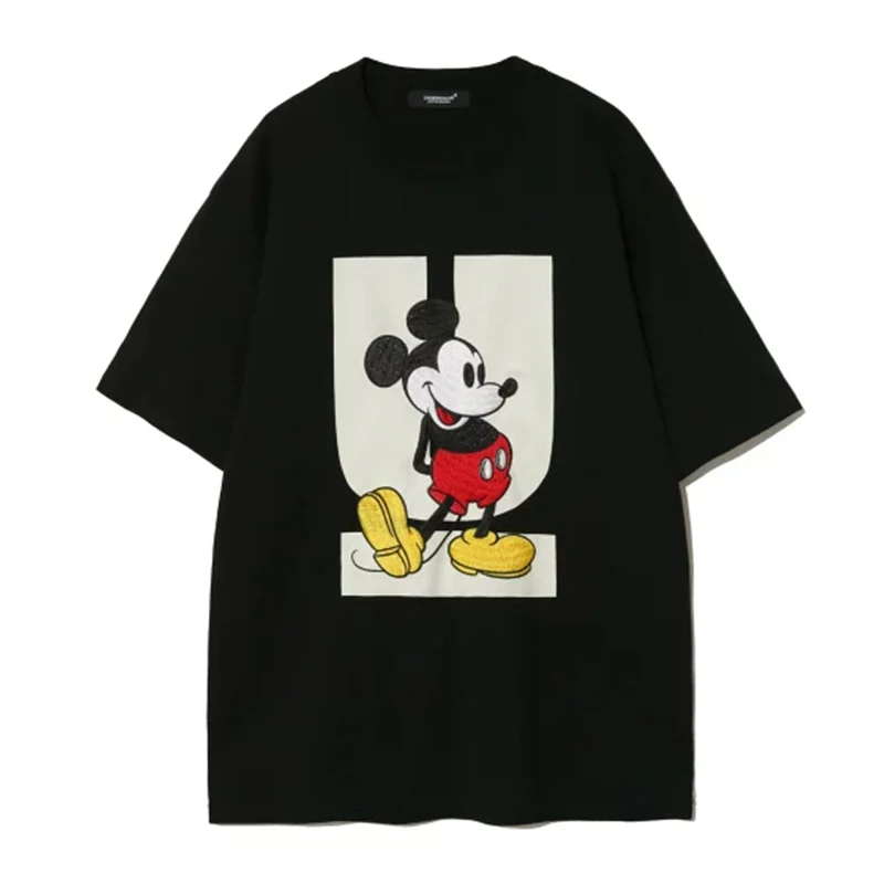 （Miniso）Mickey Mouse Undercover  Cotton Tshirt Men Streetwear Tshirt Kid T Shirt Summer Men Cotton Oversized Tshirt Men Clothes