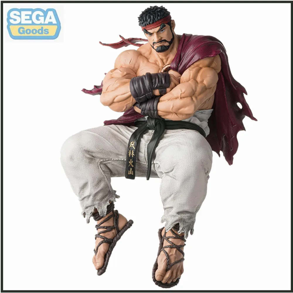 Original SEGA Anime Figure Street Fighter 6 PM Perching Figure Ryu Action Figurine Collector Toys Model Doll