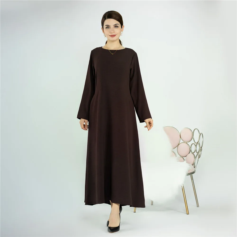 

Modest Abayas Muslm Women Prayer Casual Long Maxi Dress Turkey Arabic Kaftan Gown Eid Ramadan Islam Dubai Jalabiya Vestidos Robe