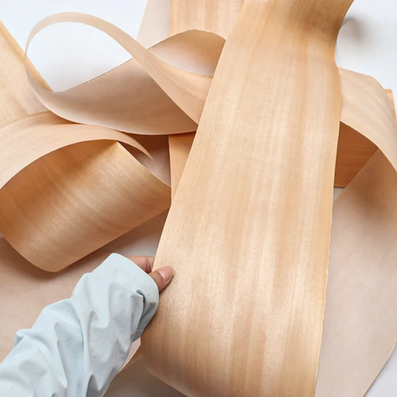 Natural Anigre Wood Veneer Sheet for Furniture Making Cabinet Tabletop Project DIY Interior Design Wall Panels Veneer L:250X15cm