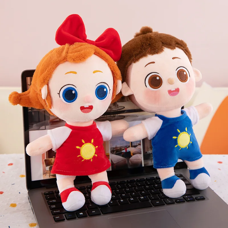 

Новая 30 см плюшевая игрушка Kawaii Yina и Chacha, милая плюшевая игрушка, стежка, кукла, украшение для дома, детские подарки на день рождения