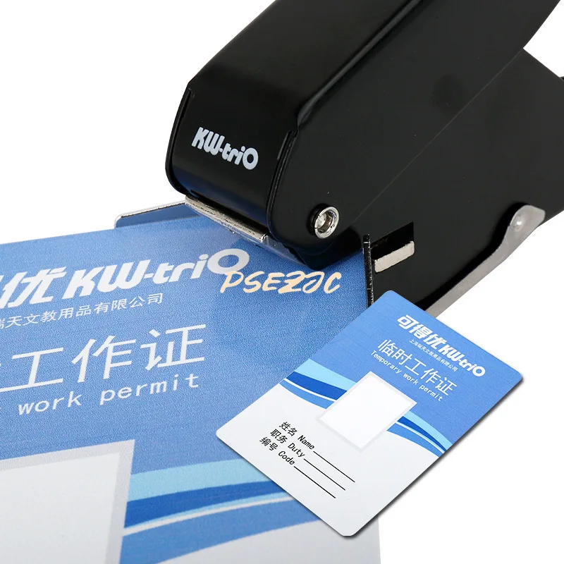 Portable Business Card Rounding Handheld Single Hole Punching Machine Rounding and Edge Cutting R5 Punching Machine