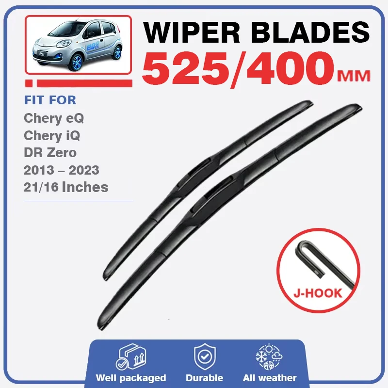 شفرات الممسحة الأمامية والخلفية لشيري eQ iQ DR Zero 2013 – 2023 الزجاج الأمامي نافذة الزجاج الأمامي اكسسوارات السيارات 2015 2019 2018 2017 #2