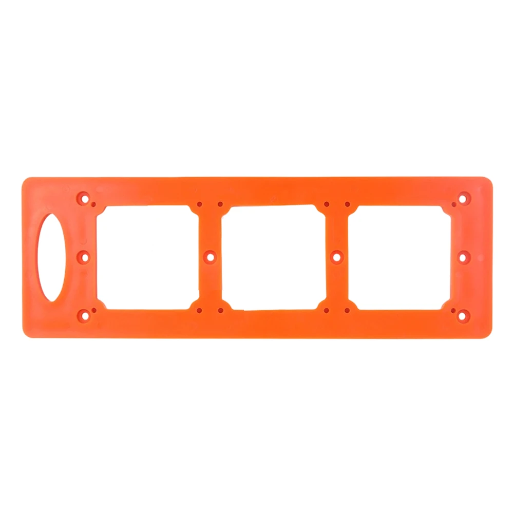 Wood Board Grooving and Marking Template with Ear Design for Efficient Installation and Reduced Preparation Time