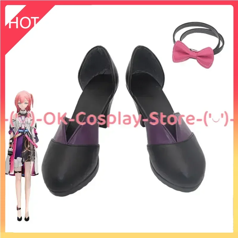 

Asta Cosplay Shoes Game Honkai Star Rail Cosplay Props Halloween Carnival Boots PU Shoes Custom Made