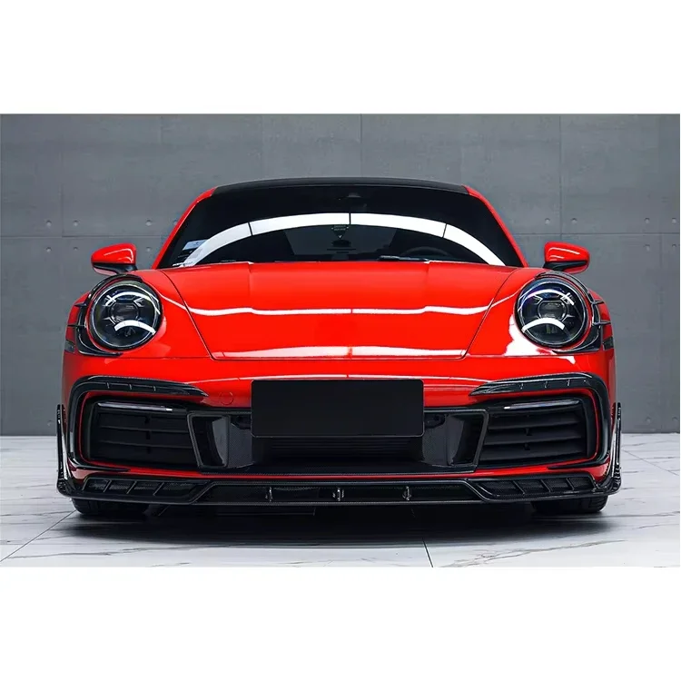 Darwinpro BKSSII Style Front Lip (DONT FIT SPORT Front BUMPER) For 911 992 Carrera S 4 4S Targa Cabriolet