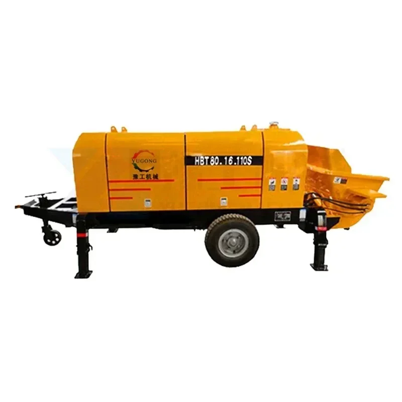 Customization Mini Concrete Pump Diesel Small Portable Concrete Conveying Pumps Price of Concrete Pumps