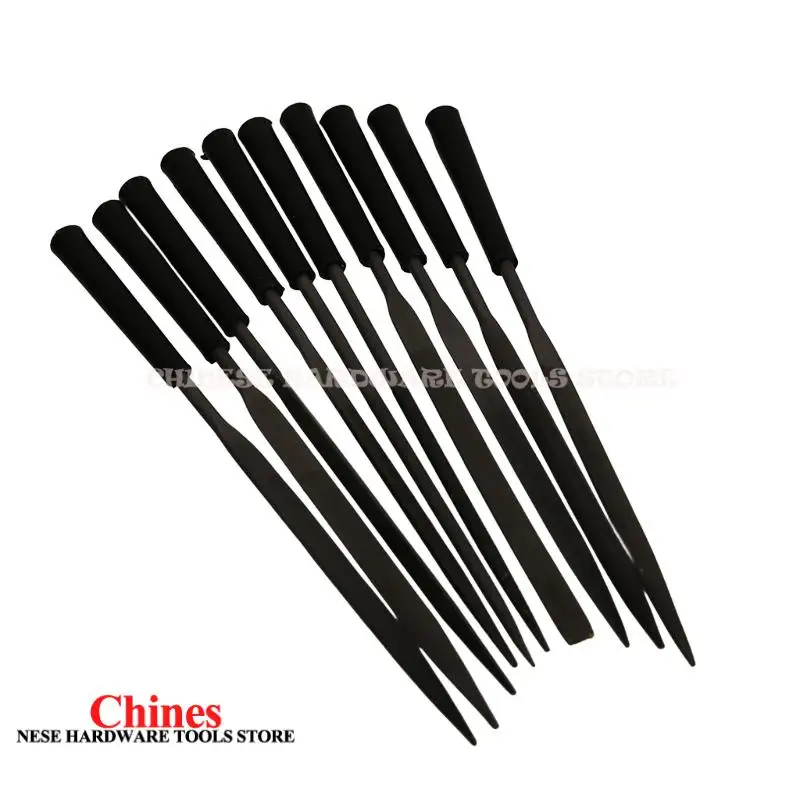 10 قطعة 3 × 140 مللي متر ملف إبرة معدني مجموعة الخشب عرموش المعادن تلميع اليد FileTools الصلب عرموش إبرة الايداع للمعادن الزجاج حجر الخشب