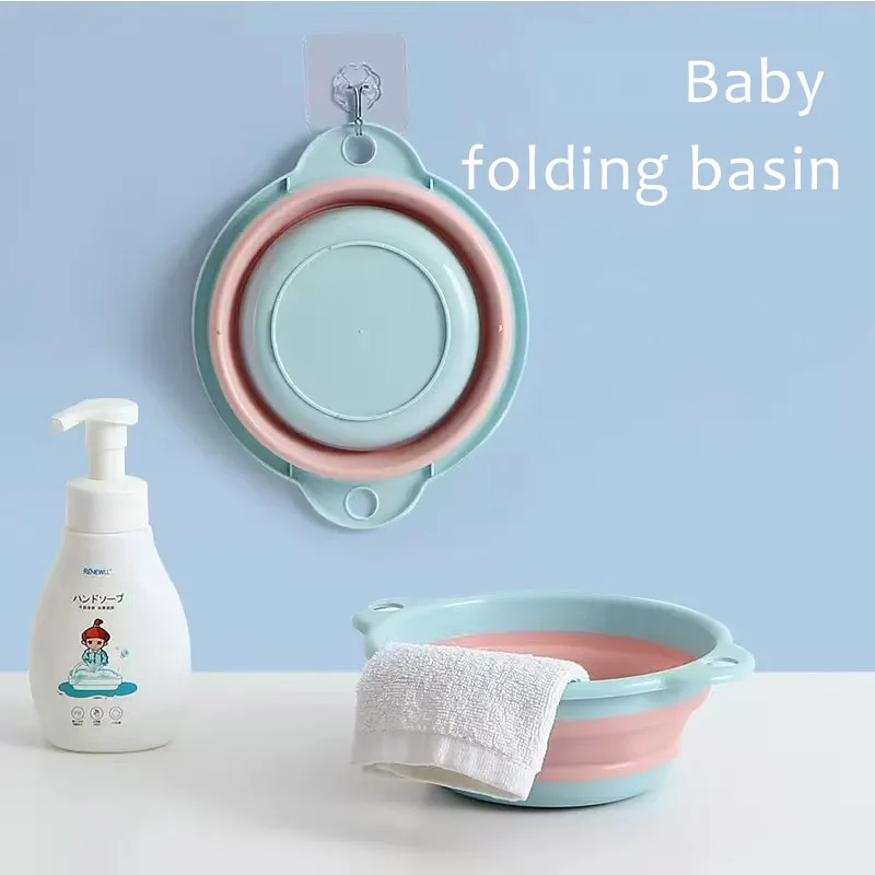 

Multi-purpose Portable Washbasin Foldable Washbasin Plastic Laundry Basin Baby Clothes Storage Cleaning Washing Basin Bathtub