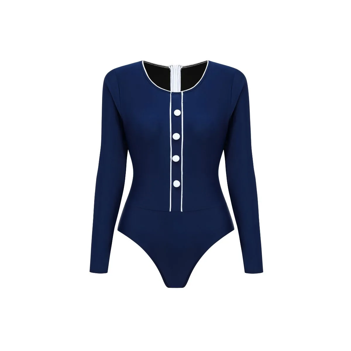 Retro One Piece Swimsuit 2026 Bandeau Biquini Sexy Bikini Women Swimwear Long Sleeve Swimming Suit Female Bathingsuit Beachwear