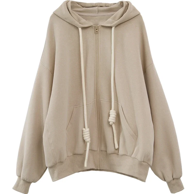 Felpe con cappuccio da donna CHIC VEN felpe Casual allentate sport giacche da donna Streetwear cappotto femminile moda top primavera autunno 2022