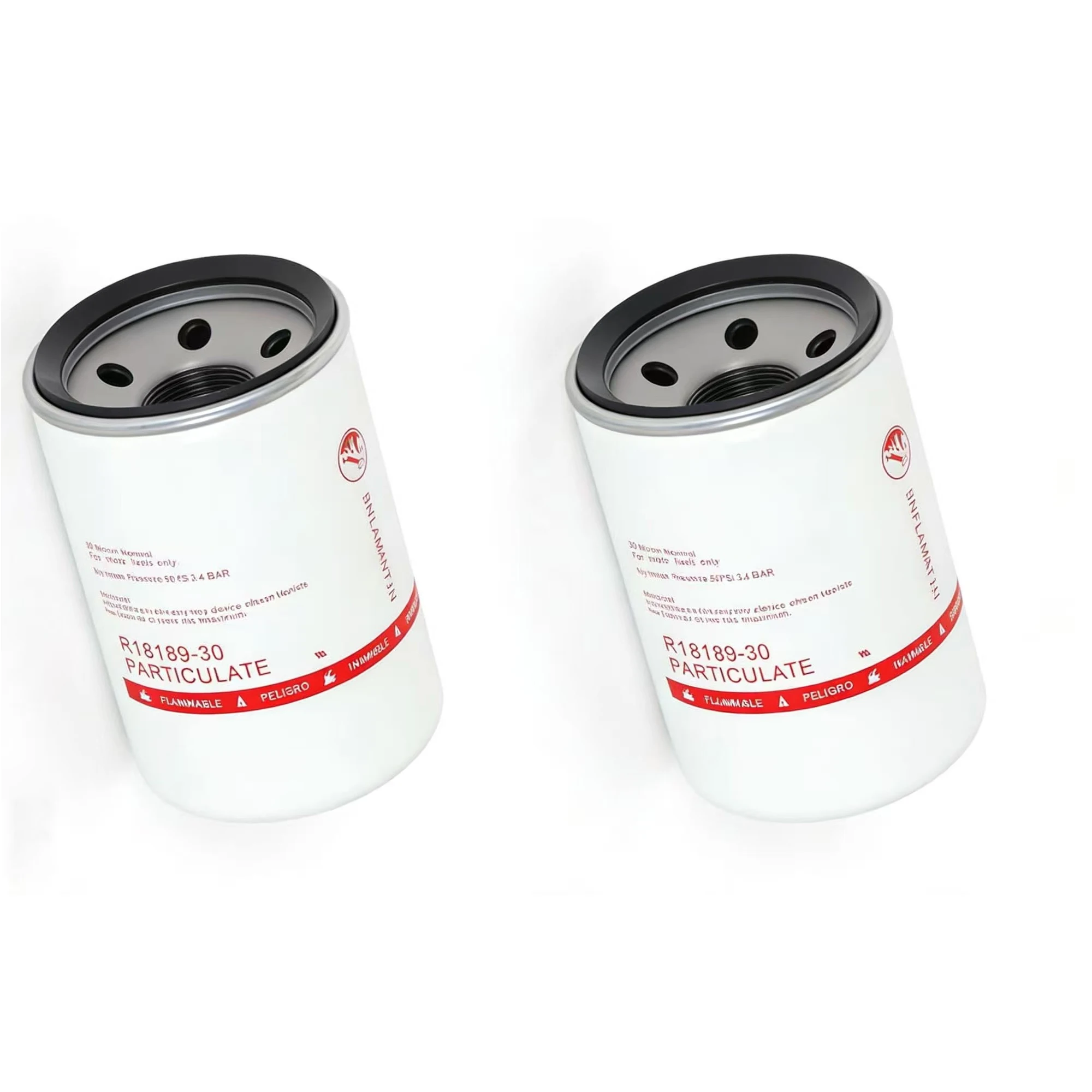 (2PCS)K82584 R18189-30 Fuel Water Separator Filter Element - 30 Micron Spin-on Fuel Filter Element - 25 GPM Disel  Repla