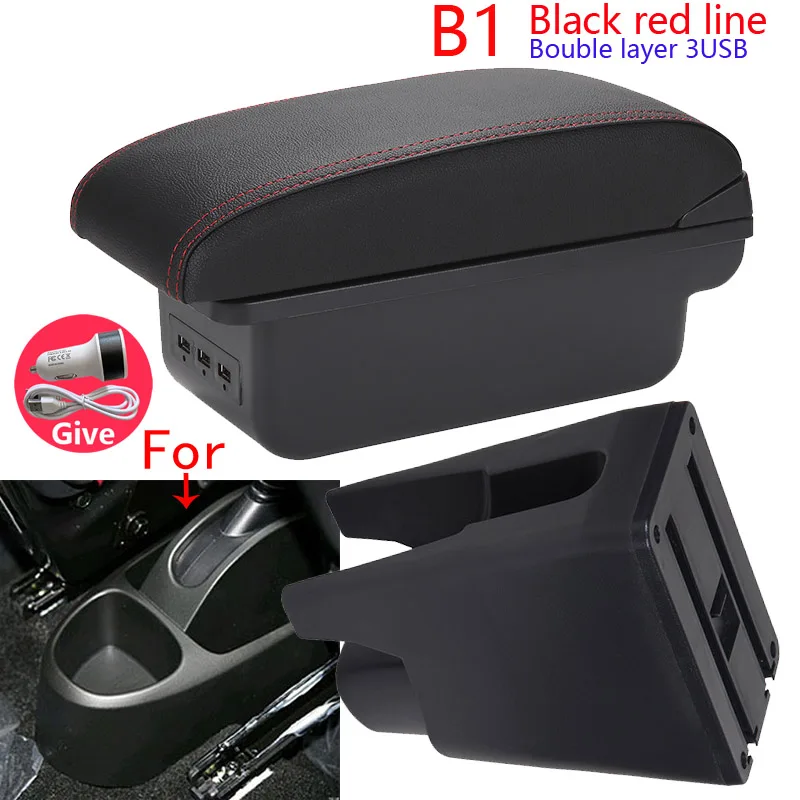 Voor Citroen C1 Armsteun Doos Voor Peugeot 107Toyota Aygo BJ Armsteun Auto Accessoires Winkel doos Interieur detail Eenvoudige installatie