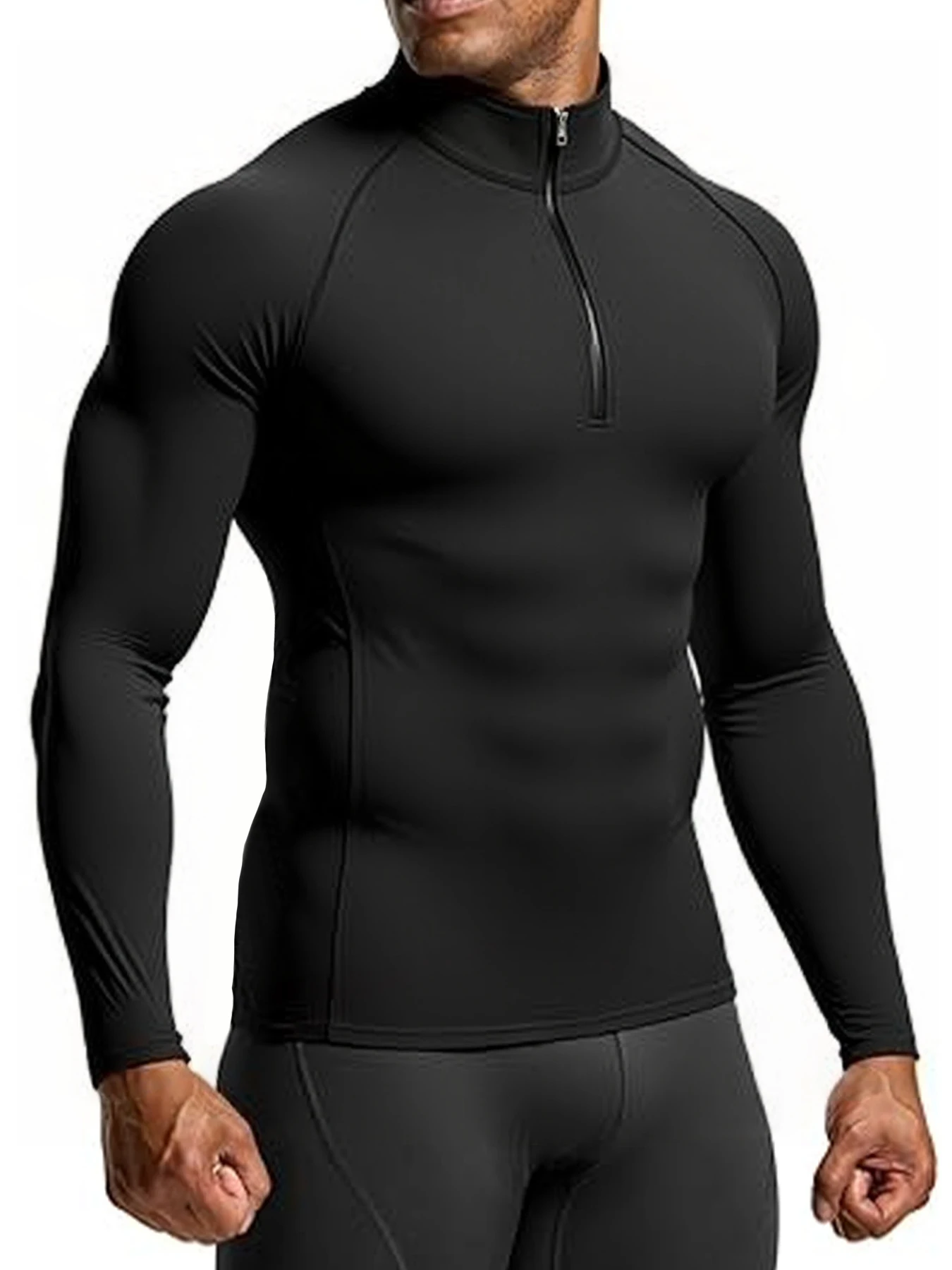 

Men Bodybuilding Sport T-shirt Quick Dry Running Shirt Long Sleeve Compression Top Gym T Shirt Men Fitness Tight Tops