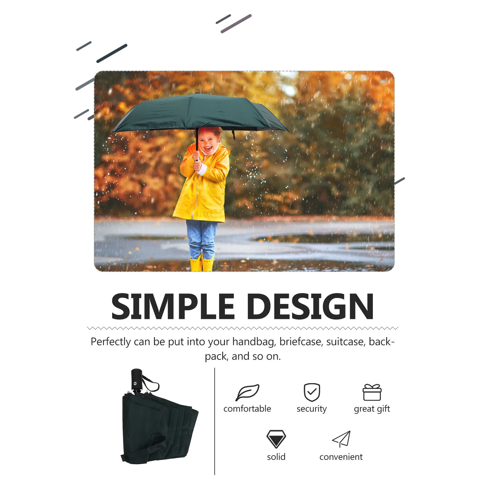 

Автоматический складной зонт от солнца, портативный компактный зонт с защитой от ультрафиолета, ветрозащитный зонт от дождя, дорожный уличный зонт от солнца