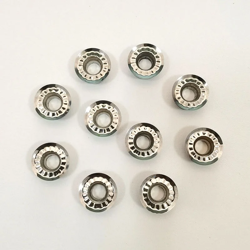 10pcs,CNC Milling Tool Inserts Carbide R4/R5/R6 Ball Nose Milling Cutting for Non-ferrous metal RPGT0803MO RPGT1003/10T3/1204MO