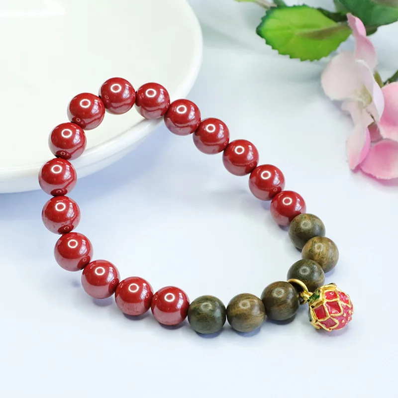 Emperor Sandstone Green Sandalwood Bracelet Style Factory Delivery