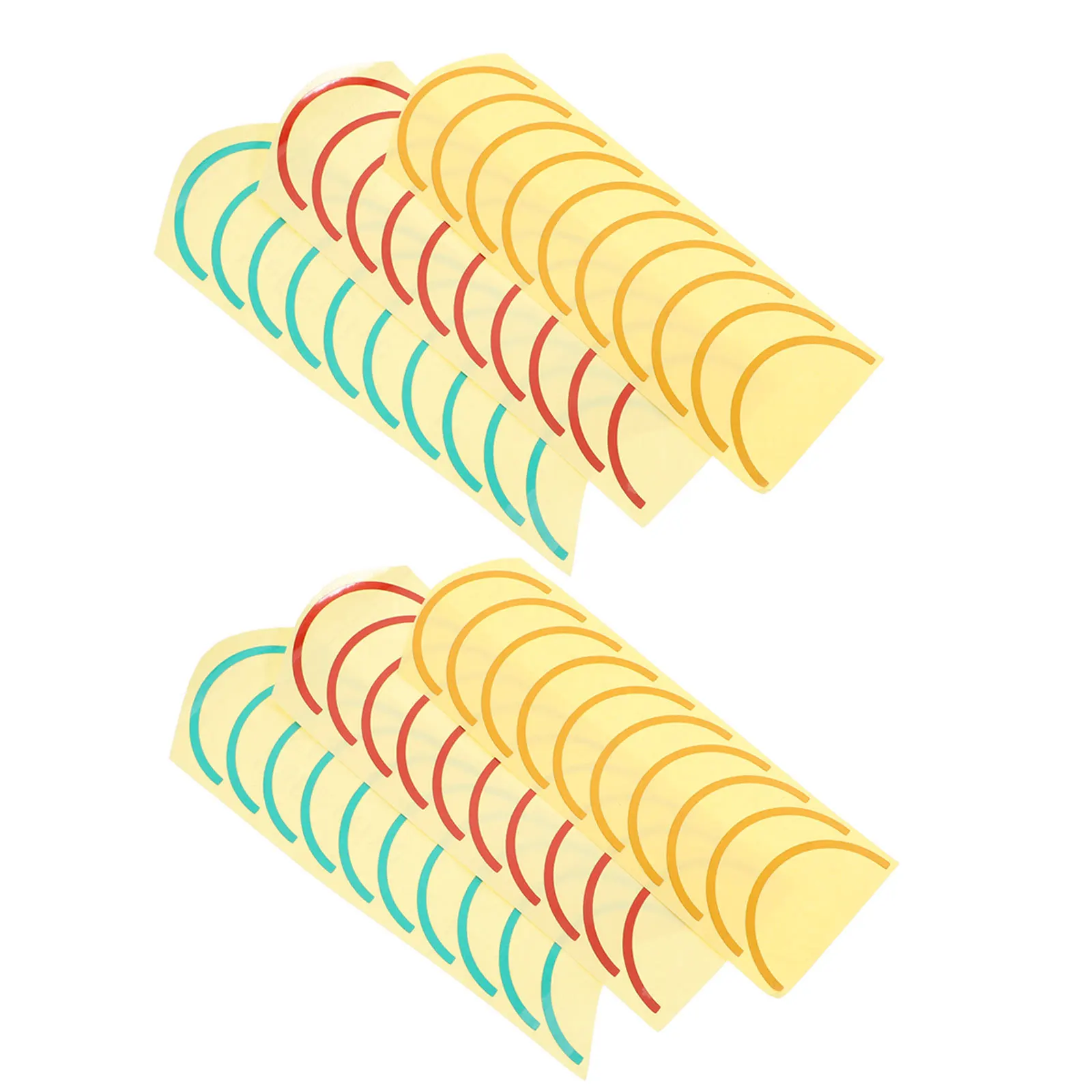 

6 Sheets Pressure Indicator Decal Adhesive Identification Sticker Colorcoded Waterproof Gauge Marking Label for Air Pressure