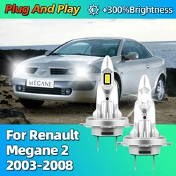 30000LM H7 LED Headlight Bulbs High Low Beam 6000K Car Lights Plug and Play For Renault Megane 2 2003 2004 2005 2006 2007 2008