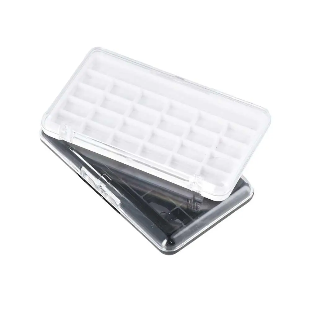 24 Grids Lip Balm Container Blusher Case Cosmetics Tool Makeup Palette Empty Eyeshadow Dish Refillable Palette