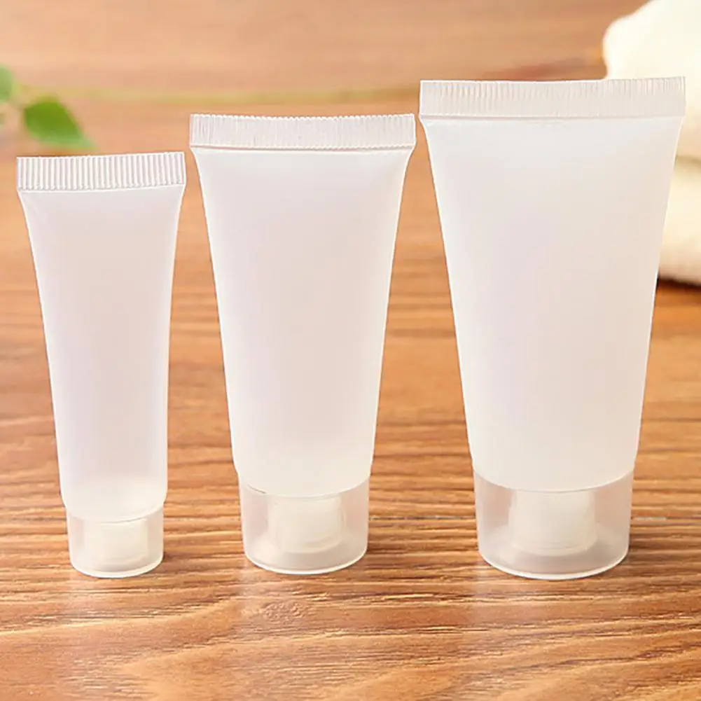 15ml 20ml 30ml 50ml 100ml Clear Plastic Soft Tubes Empty Cosmetic Cream Emulsion Lotion Packaging Containers