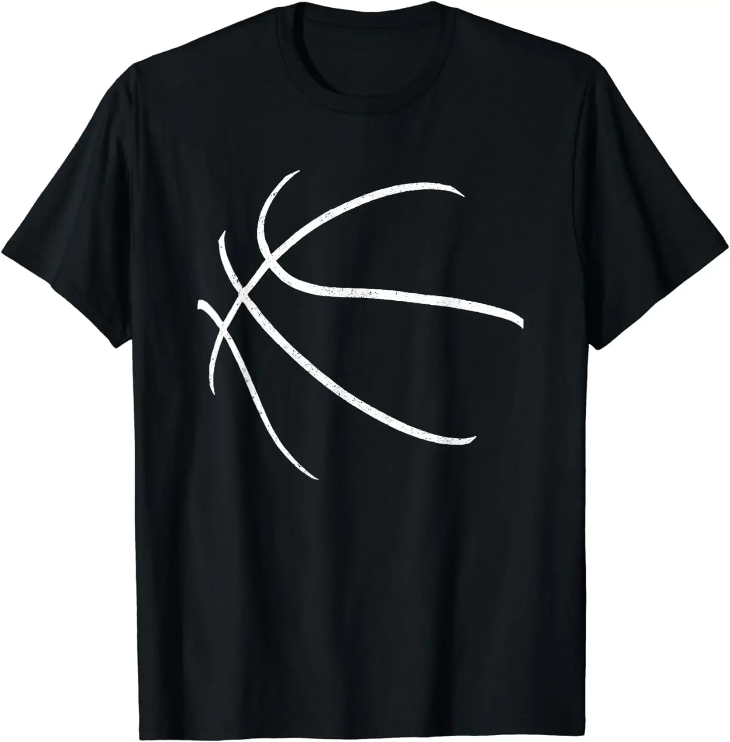 uomo abbigliamento Streetwear  Divertente regalo di compleanno basket Silhouette Bball Player Coach Sports Baller Gift T-shirt