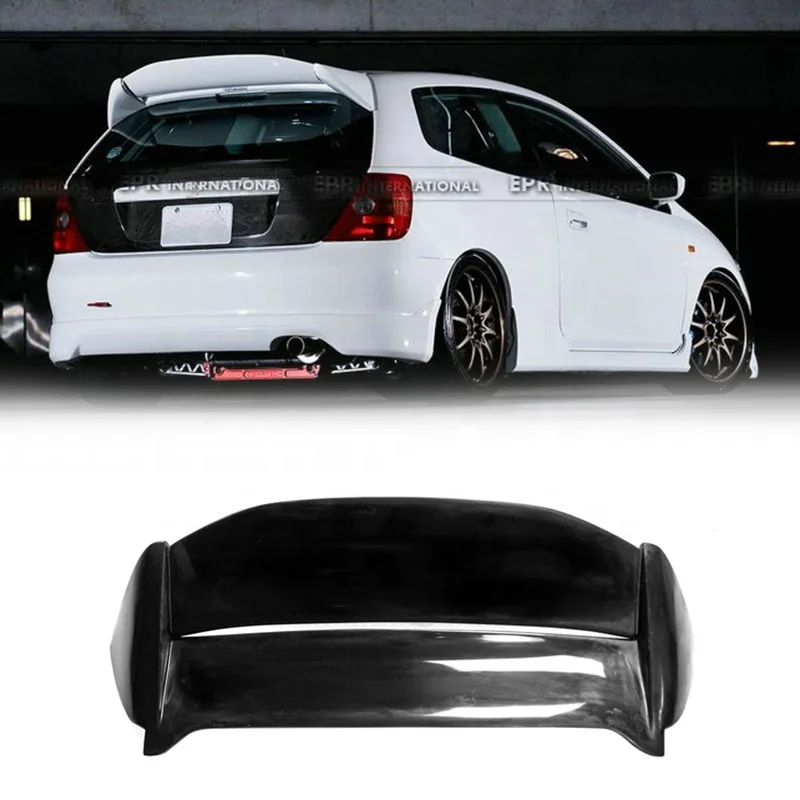 Carbon Fiber MUG Style Hatchback Roof Wing Spoiler For Civic EP3 02-05 (USA Warehouse)