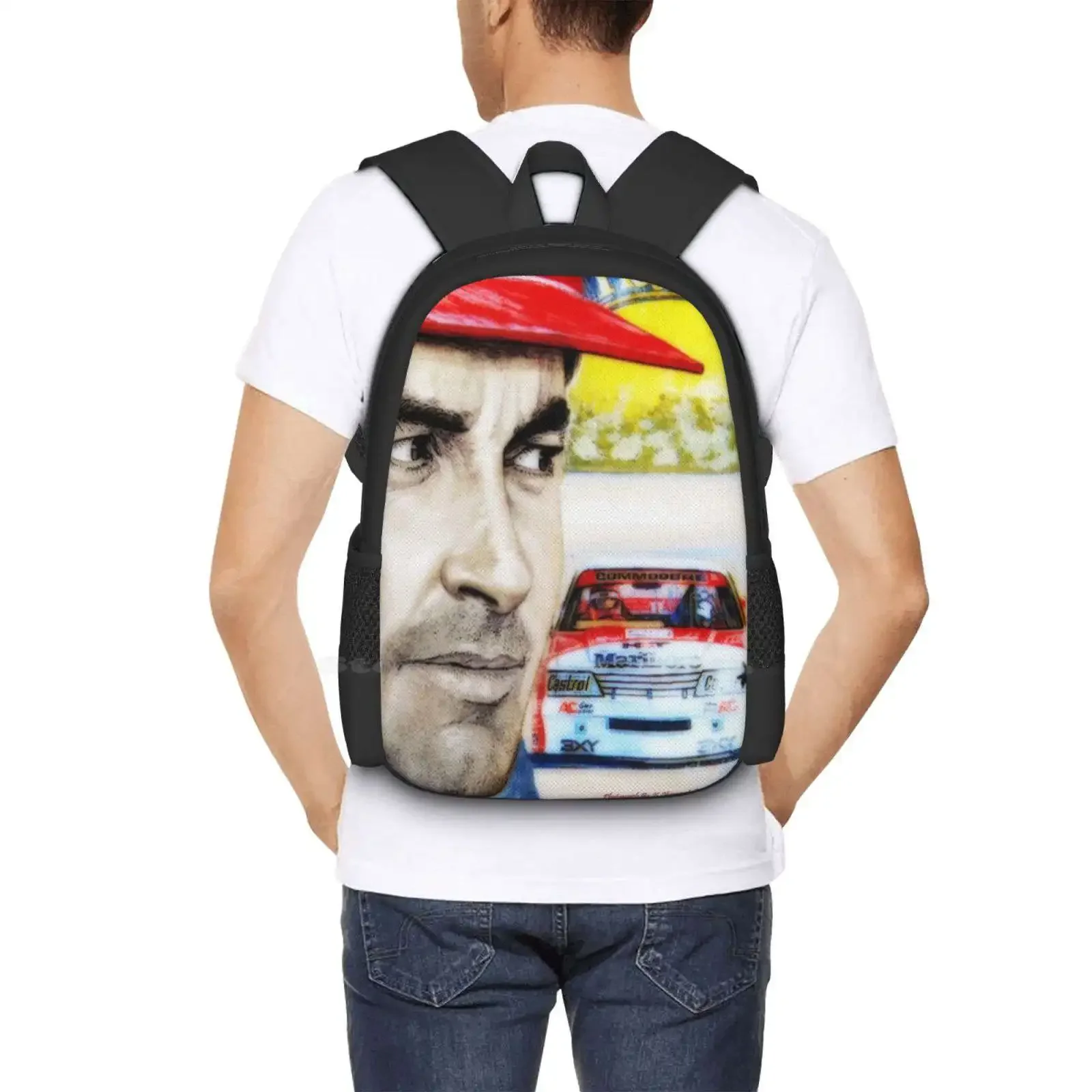 بيتر بروك 051 رائجة البيع حقيبة مدرسية على ظهره حقائب الموضة بيتر بروك آرت موتور سباق أستراليا ماكرو التصوير V8 Supercars #6