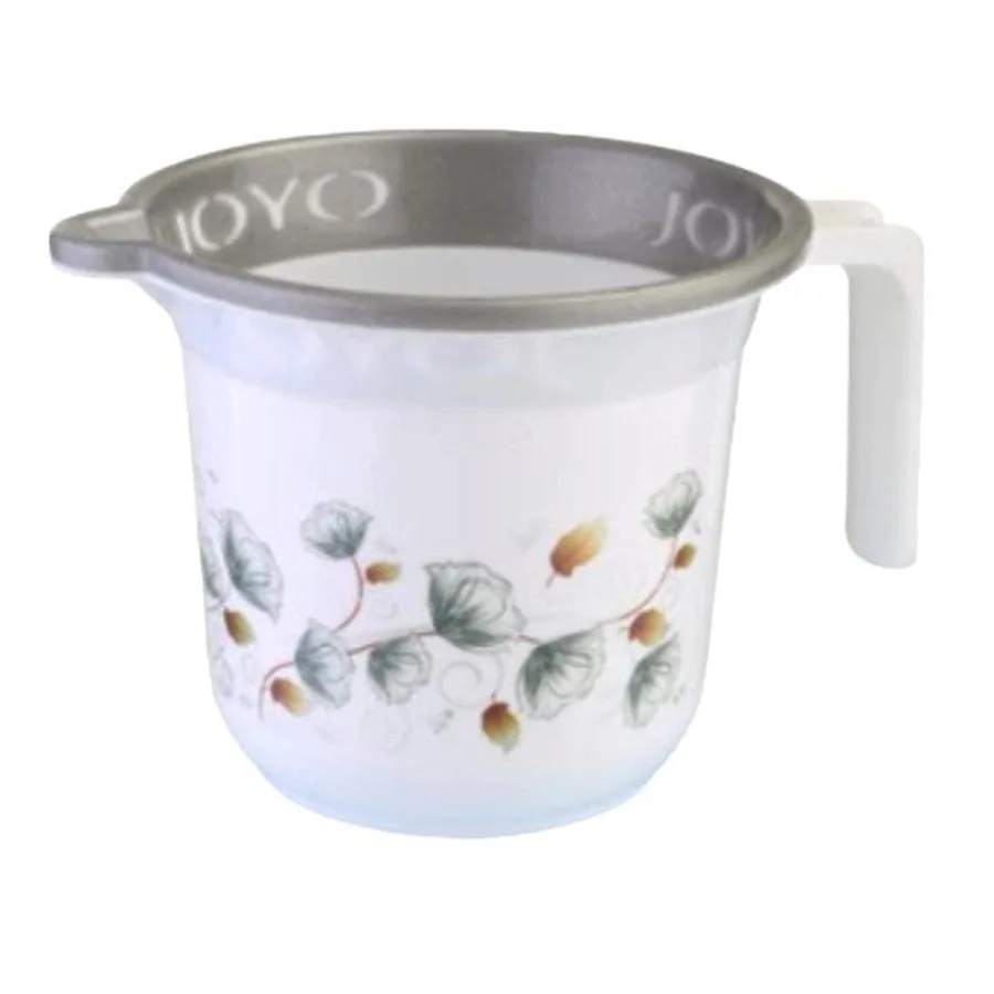 

Light Weight Plastic Printed Bathing Mug 1 Liter Capacity Bathroom and Camping Mug for Bathroom Bath Accessory PACK OF 1 ASSORT