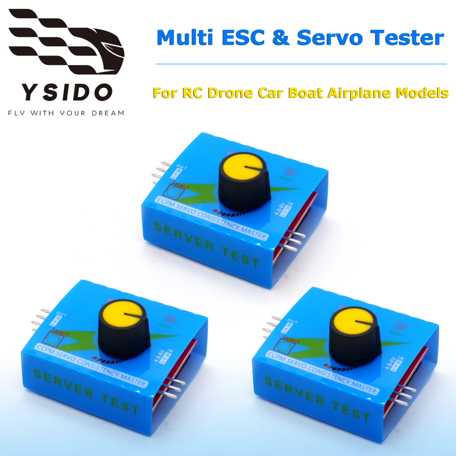 

RC Servo Tester Multi Digital Electronic Speed Controller Checker ESC Consistency Master CCPM For RC Plane RC Car Servo Tester