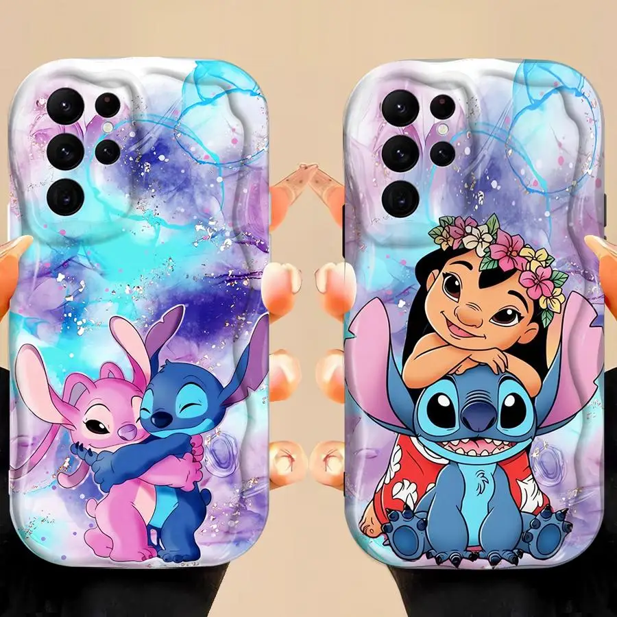 Casing untuk Samsung Galaxy S20 FE S22 Ultra S25 Plus S25 Ultra S21FE S23ultra S23 S24 TPU Lembut Jahitan Disney Lucu