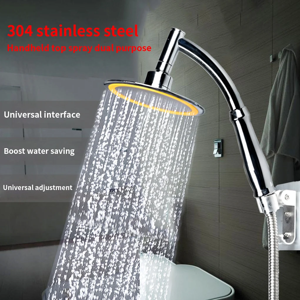 6 Inches Shower Head High Pressure Detachable Water Saving Filter Bath Rainfall ShowerHead BATHROOM ACCESSORI Handheld SPA NOZZL