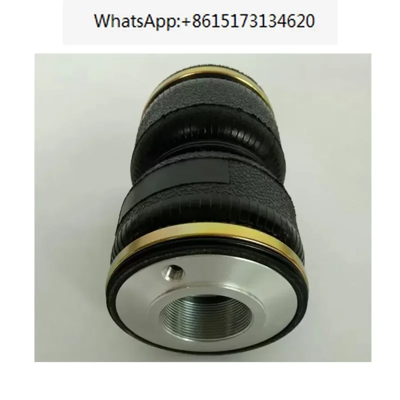 Sn120180bl2-dt /fitted D2 Coilover(m52*1.5)thread Pitch Air Suspension Double Convolute Rubber Airspring airbag Shock Absorber.c