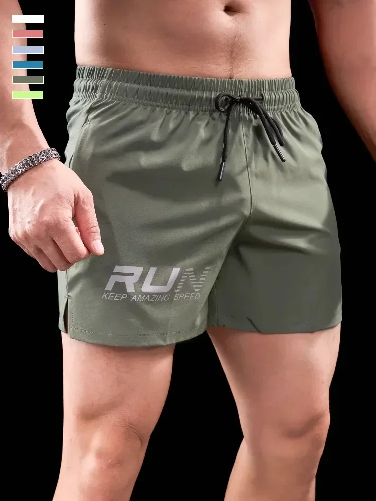 Shorts de sport respirants à séchage rapide pour hommes, shorts de sport de plein air, gym, fitness, football, basket-ball, course à pied, entraînement, été